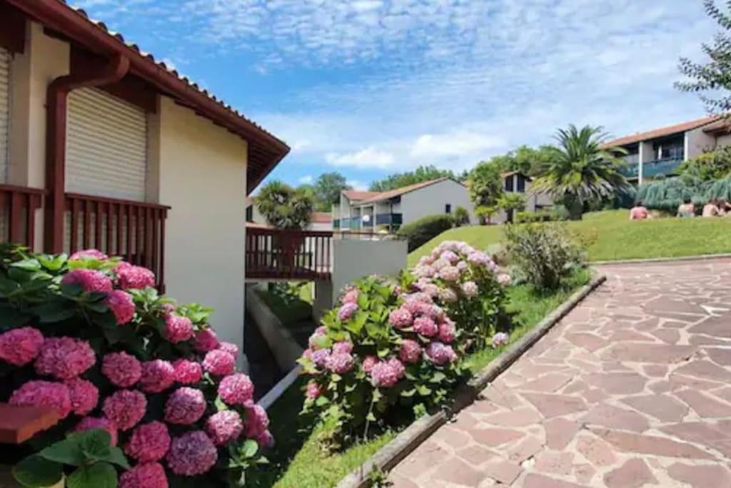 Appartement Caporizon-Baillenia-T1 Vue Montagne - Piscine St Jean De Luz à Saint-Jean-de-Luz Extérieur photo